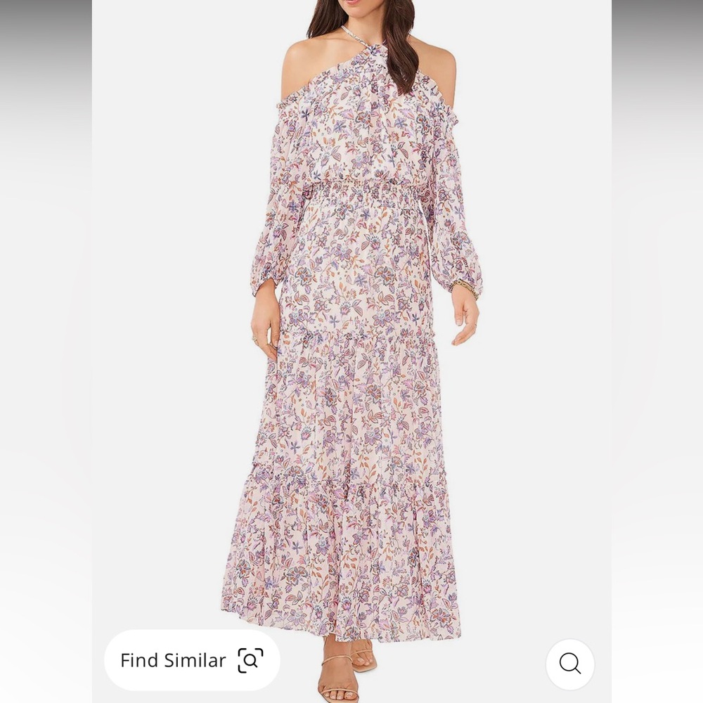 Womens Smocked Summer Maxi Dress
